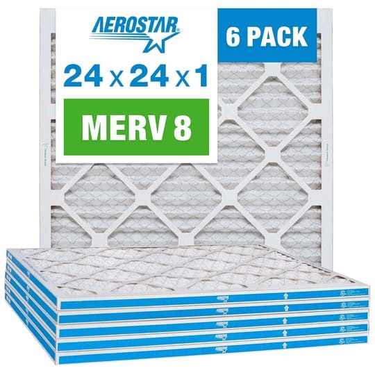 aerostar-24x24x1-merv-8-pleated-air-filter-made-in-the-usa-6-pack-1