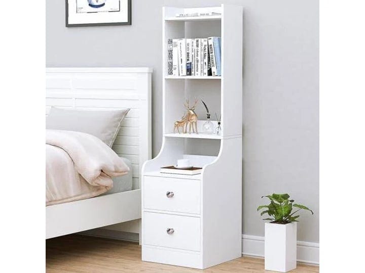 sejov-white-night-stand-55-modern-nightstand-bedside-table-with-4-tier-open-shelves-2-drawers-wood-n-1