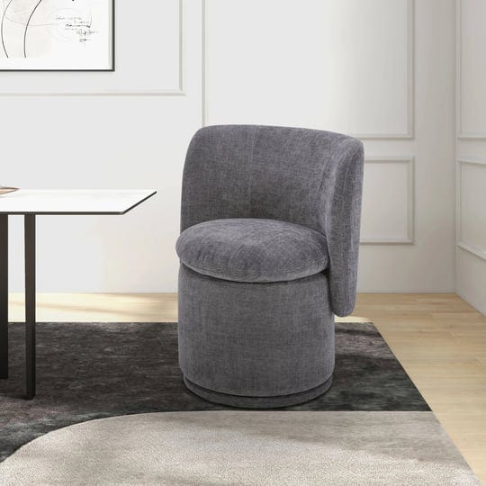 divani-casa-norris-modern-dark-grey-fabric-swivel-dining-chair-single-1