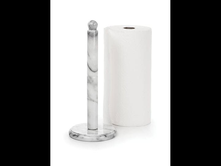 rsvp-marble-paper-towel-holder-white-1