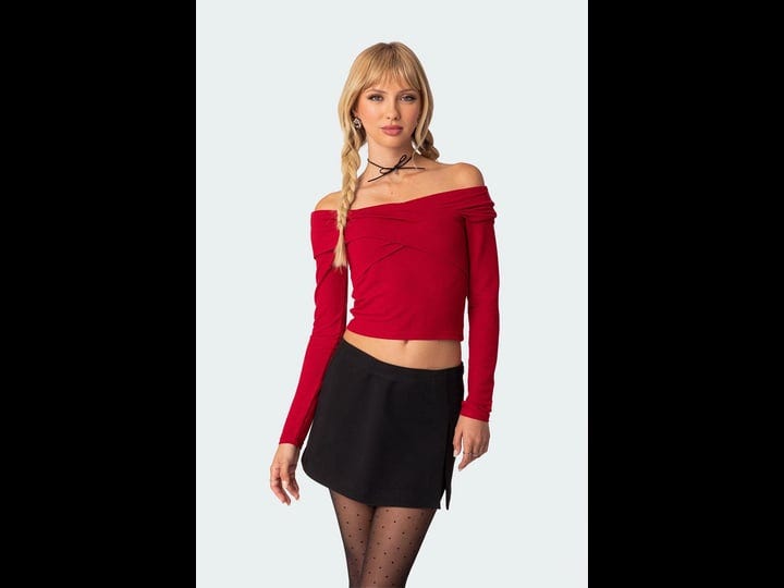 edikted-off-the-shoulder-long-sleeve-crop-top-in-red-1