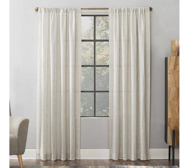 scott-living-wallis-crosshatch-slub-textured-linen-blend-sheer-rod-pocket-curtain-panel-52-x-96-ivor-1