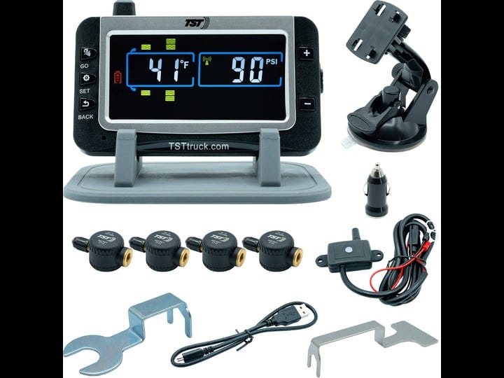 tst-507-tire-pressure-monitoring-system-with-4-flow-thru-sensors-and-color-display-for-metal-valve-s-1