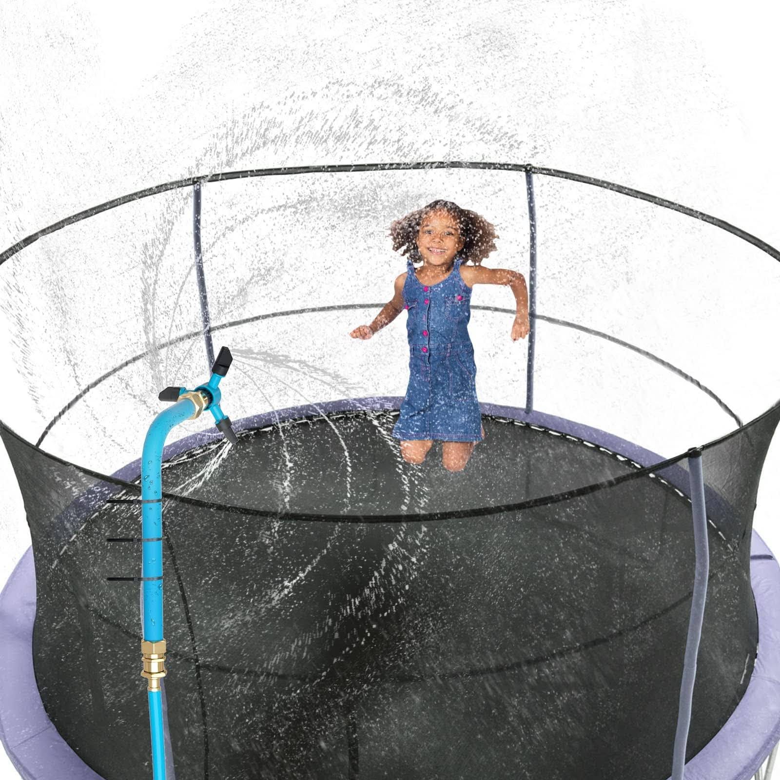 STFLY Trampoline Water Sprinkler: A Fun and High-Quality 360-Degree Water Jet for All-Ages Entertainment and Summertime Cools | Image