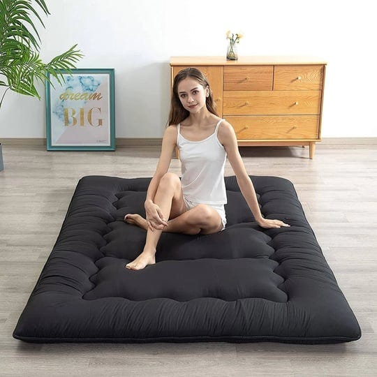 cosmogo-traditional-japanese-foldable-roll-up-floor-futon-mattress-black-39-inch-x-80-inch-x-3-inch--1