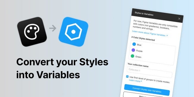 Styles to Variables