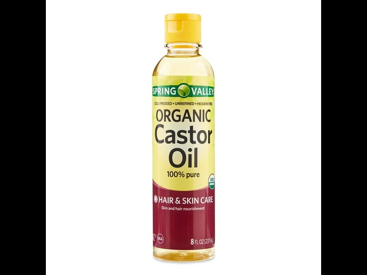 spring-valley-cold-pressed-castor-oil-unrefined-hexane-free-organic-for-hair-skin-8-fl-oz-1