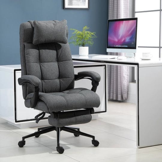 vinsetto-executive-linen-fabric-home-office-chair-with-retractable-footrest-headrest-and-lumbar-supp-1