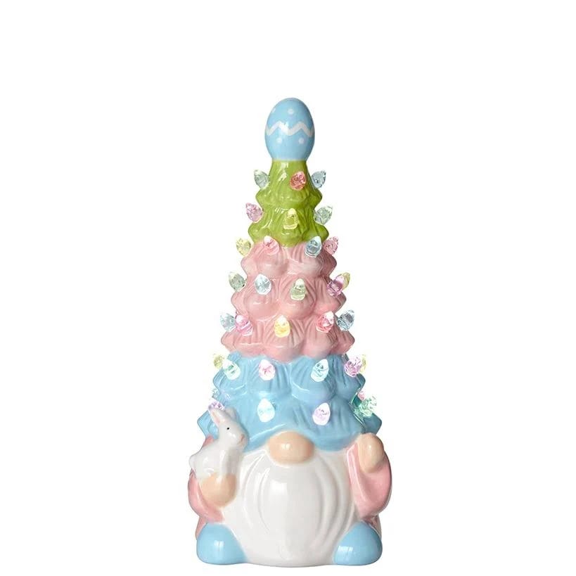 Vibrant Easter Retro Gnome Lighted Tree Decoration | Image
