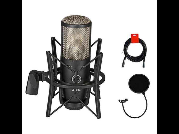 akg-project-studio-p220-large-diaphragm-condenser-microphone-with-pop-filter-and-xlr-to-cable-1