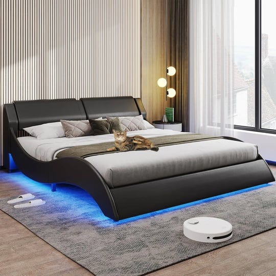 dictac-queen-led-bed-frame-modern-faux-leather-upholstered-platform-bed-frame-with-rgb-led-lights-an-1