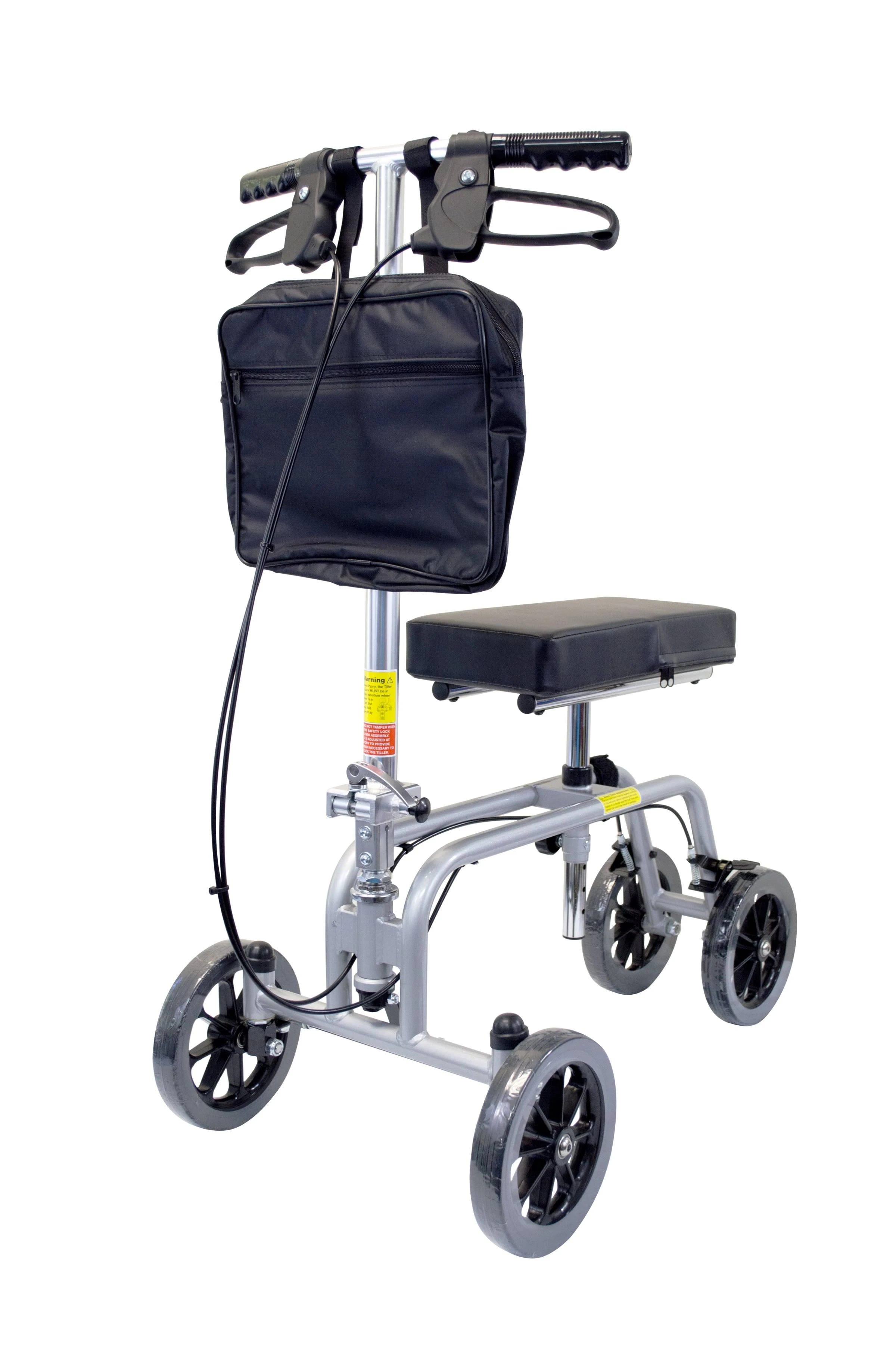 Ergonomic Free Spirit Knee Walker - Steel Frame with Adjustable Height and Padded Knee Support for Easy Mobility | Image
