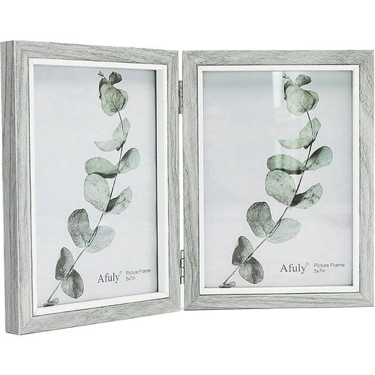 afuly-5x7-picture-frame-grey-double-wooden-hinged-photo-frames-2-openings-tabletop-desk-display-moth-1