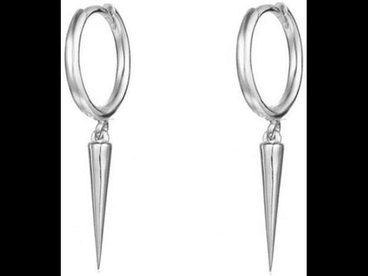 minimalist-spike-dangle-drop-hoop-earrings-for-women-teen-girls-men-sterling-silver-hoops-cuff-carti-1