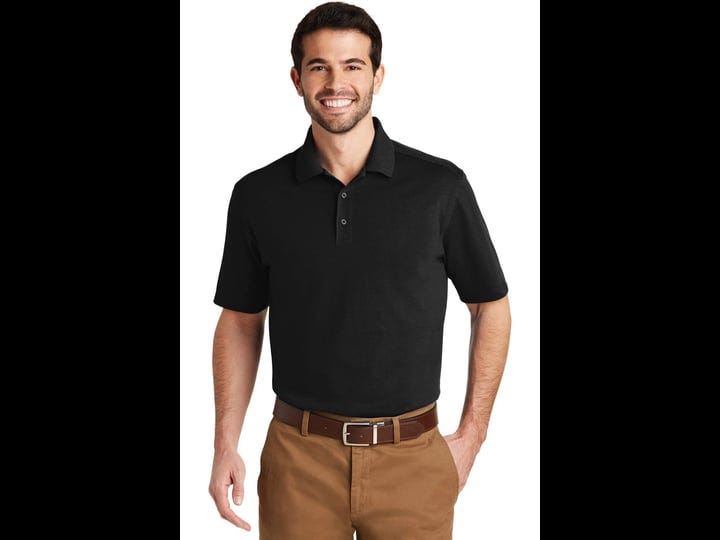 port-authority-k164-superpro-knit-polo-black-s-1