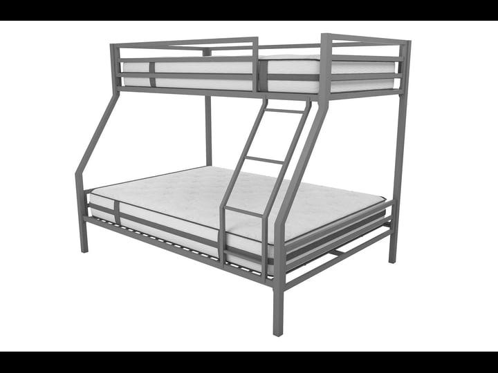 novogratz-maxwell-twin-over-full-metal-bunk-bed-gray-1