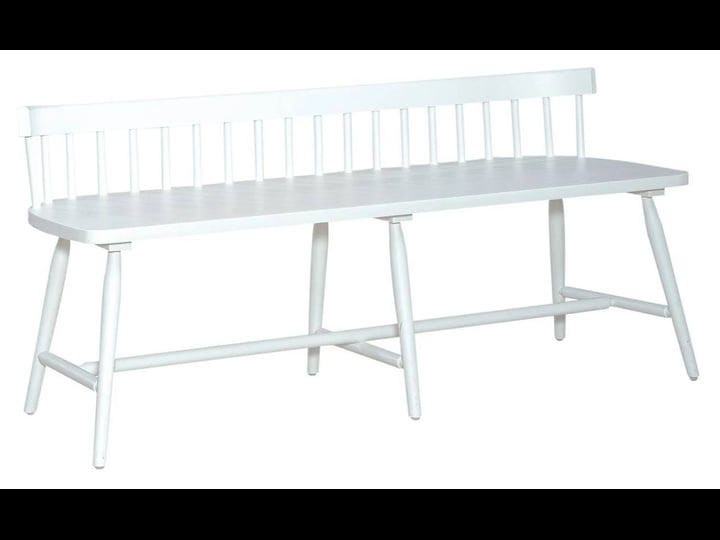 liberty-palmetto-heights-low-back-spindle-bench-white-1