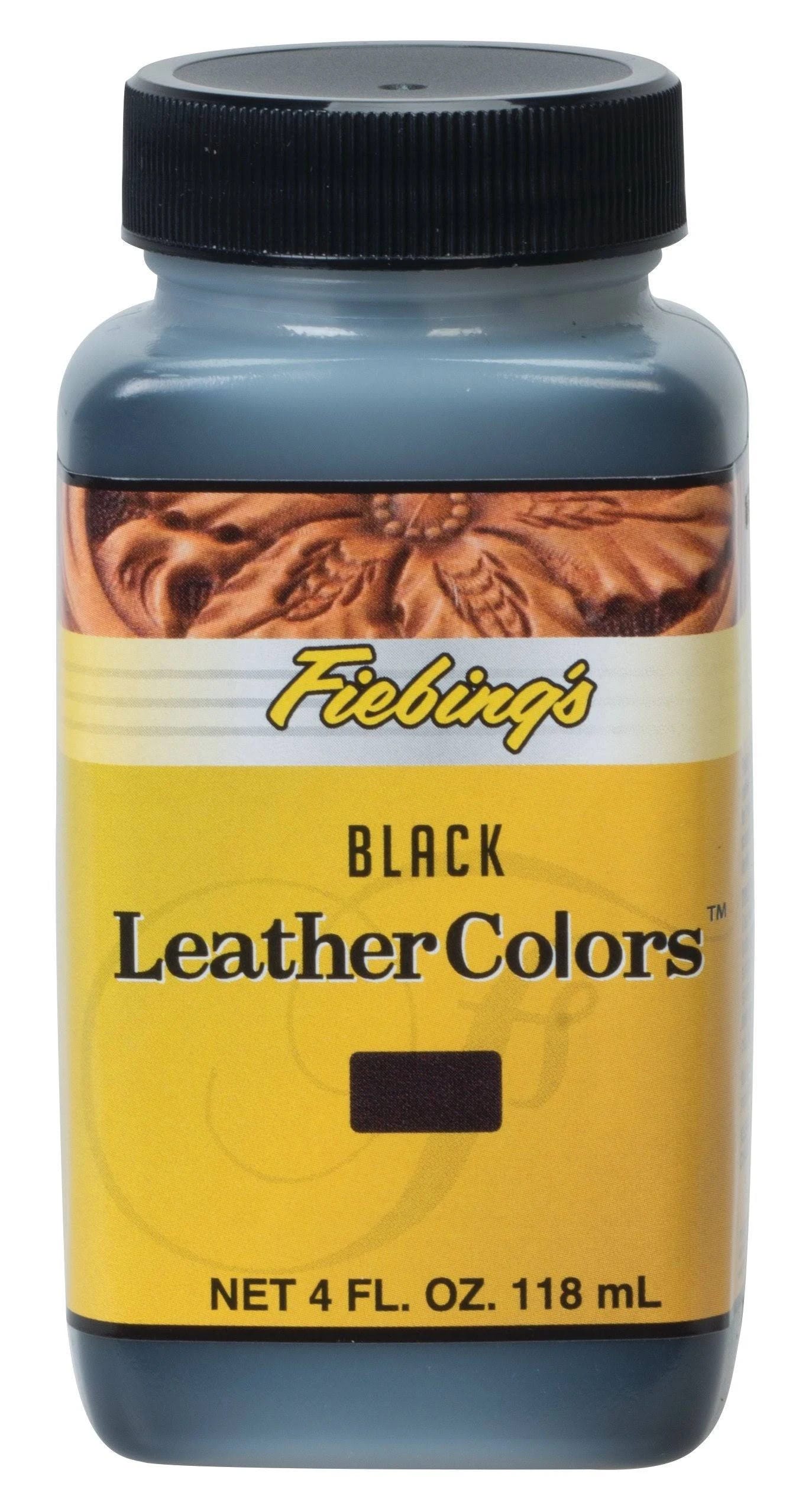 Fiebing's Non-Flammable Black Leather Dye for Natural Leather Crafts | Image