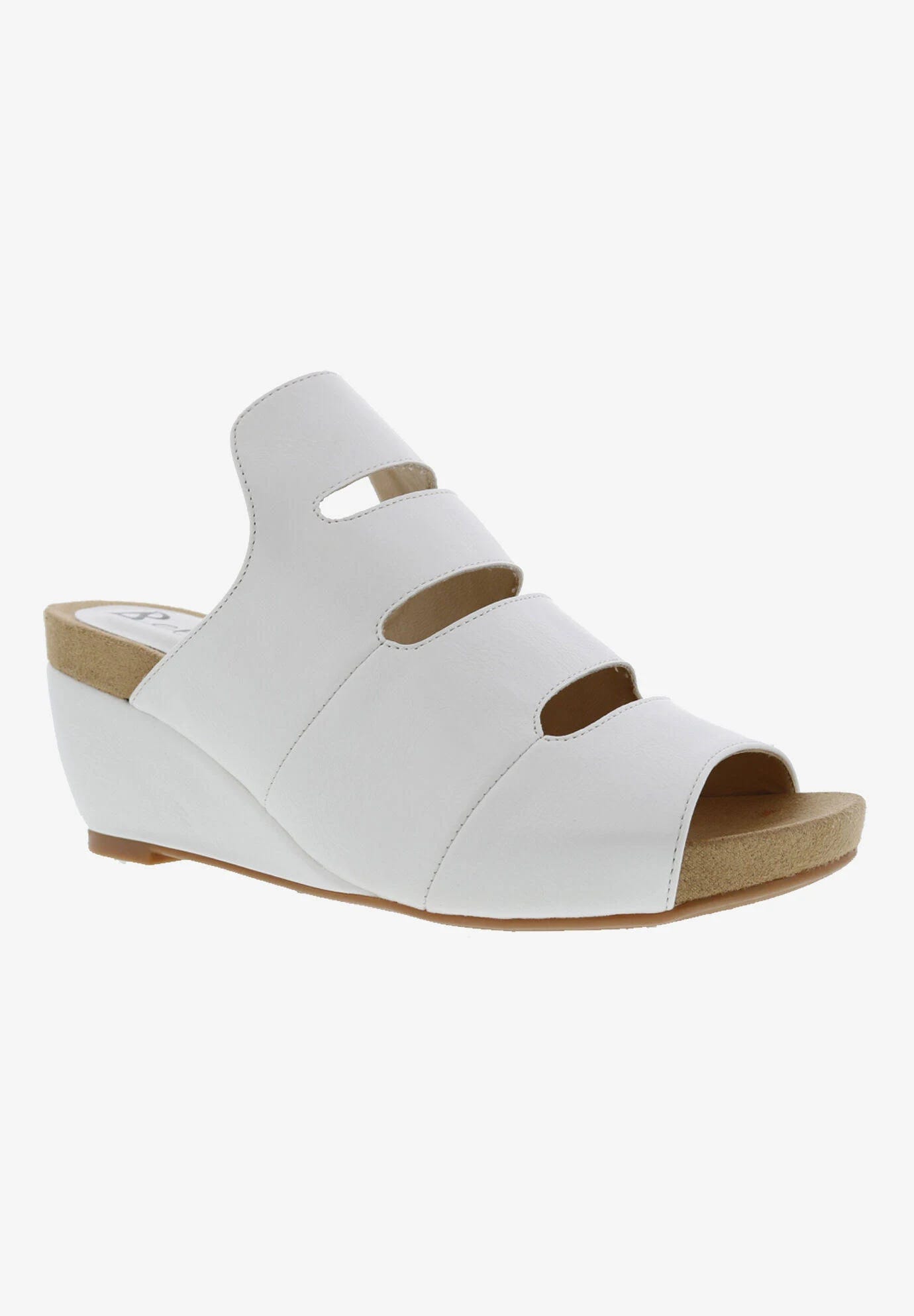 Stylish White Wedge Sandals by Bellini for Ultimate Comfort | Image