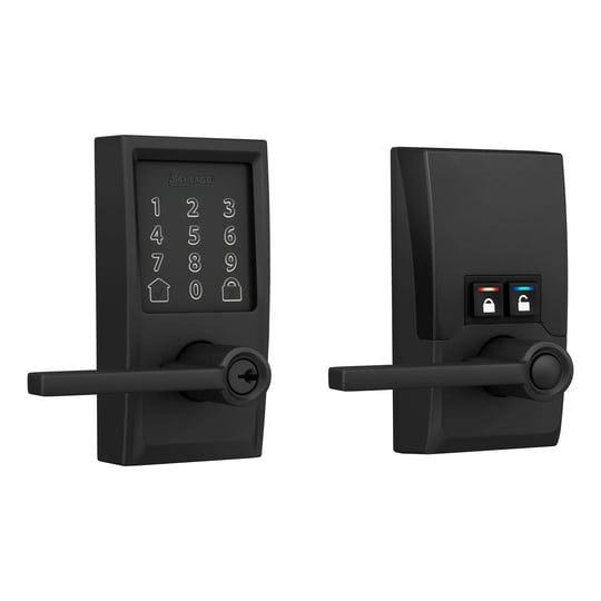 schlage-encode-matte-black-metal-wifi-deadbolt-with-latitude-lever-1