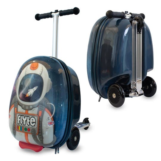 flyte-scooter-suitcase-folding-kids-luggage-sammie-the-spaceman-18-inch-hardshell-ride-on-with-wheel-1