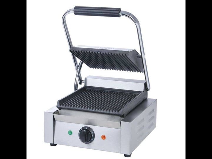 adcraft-sg-811-single-commercial-panini-press-w-cast-iron-grooved-plates-120v-1