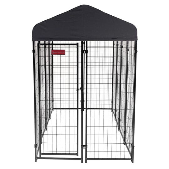 lucky-dog-stay-series-steel-grey-villa-kennel-4-ft-x-8-ft-x-6-ft-1