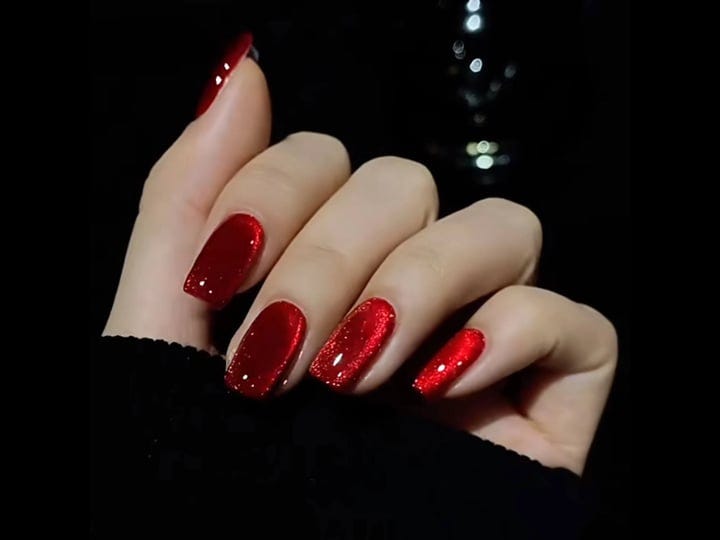 ruby-cat-eye-nails-handmade-nail-art-fake-nail-patches-that-shiny-ladies-nails-removable-crystal-nai-1