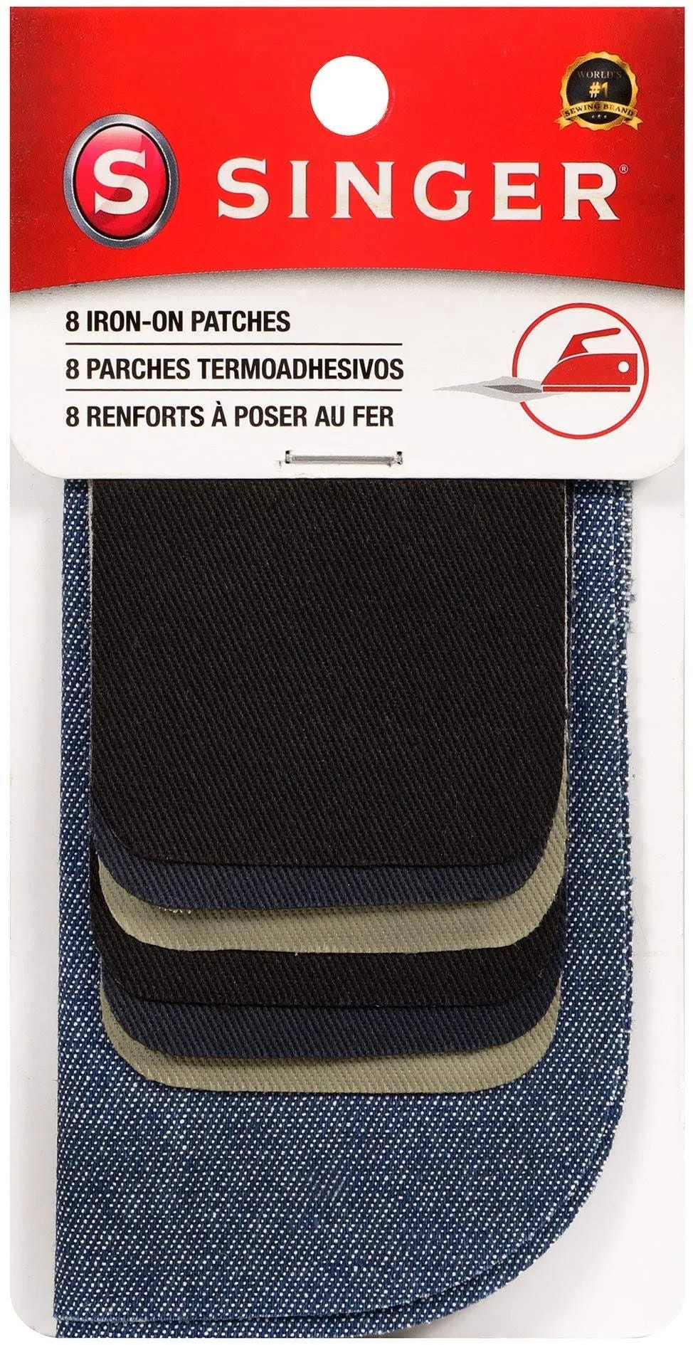 Iron-On Repair Patch Kit with Denim and Twill Options | Image