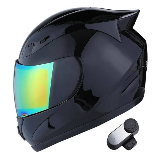 1storm-motorcycle-bike-full-face-helmet-mechanic-hjdj11-motorcycle-bluetooth-headset-glossy-black-si-1