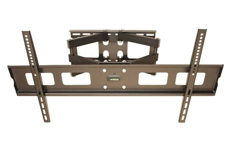 mycablemart-full-motion-2-arm-wall-mount-bracket-42-74-tvs-to-132-lbs-black-1