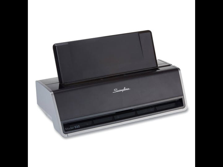 swingline-28-sheet-commercial-electric-two-hole-punch-fixed-9-32-holes-black-silver-swi74532-1