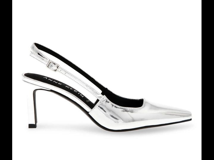 womens-anne-klein-rafaela-slingback-pumps-in-silver-patent-size-5-5-1