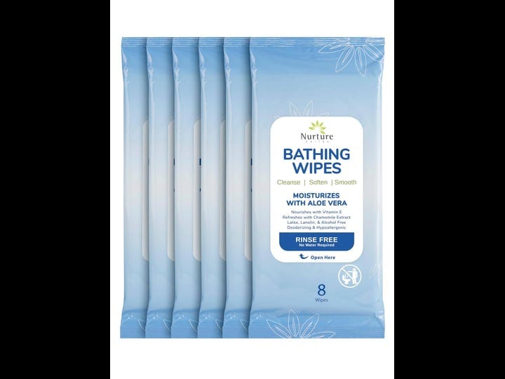 nurture-no-rinse-bathing-wipes-6-pack-1