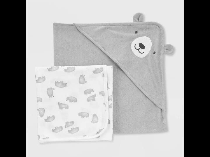 carters-just-one-you-baby-bear-hooded-bath-towel-gray-1