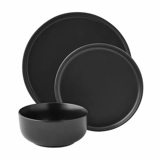 mainstays-alessandra-matte-black-12-piece-stoneware-dinnerware-set-1