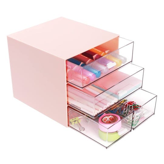 comix-desk-organizer-with-drawer-desk-storage-box-with-4-drawers-plastic-office-stationery-supplies--1