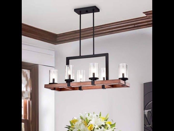 edvivi-lighting-black-and-wood-6-light-rectangular-linear-kitchen-island-lighting-1