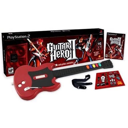 sony-playstation-2-ps2-guitar-hero-sg-red-octane-gibson-wired-game-controller-1
