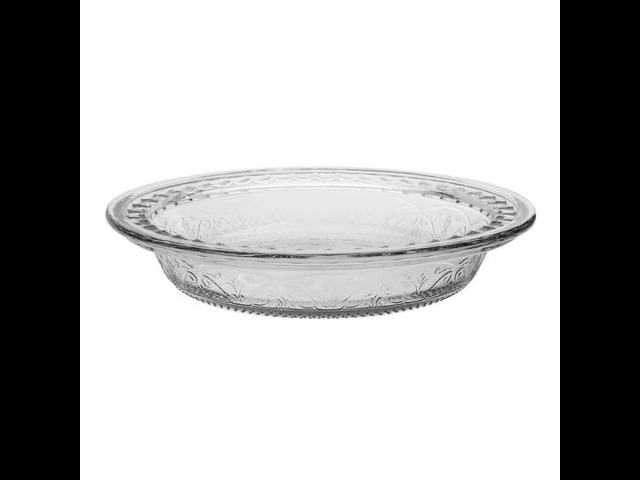 anchor-hocking-laurel-embossed-clear-pie-dish-9-5-in-1