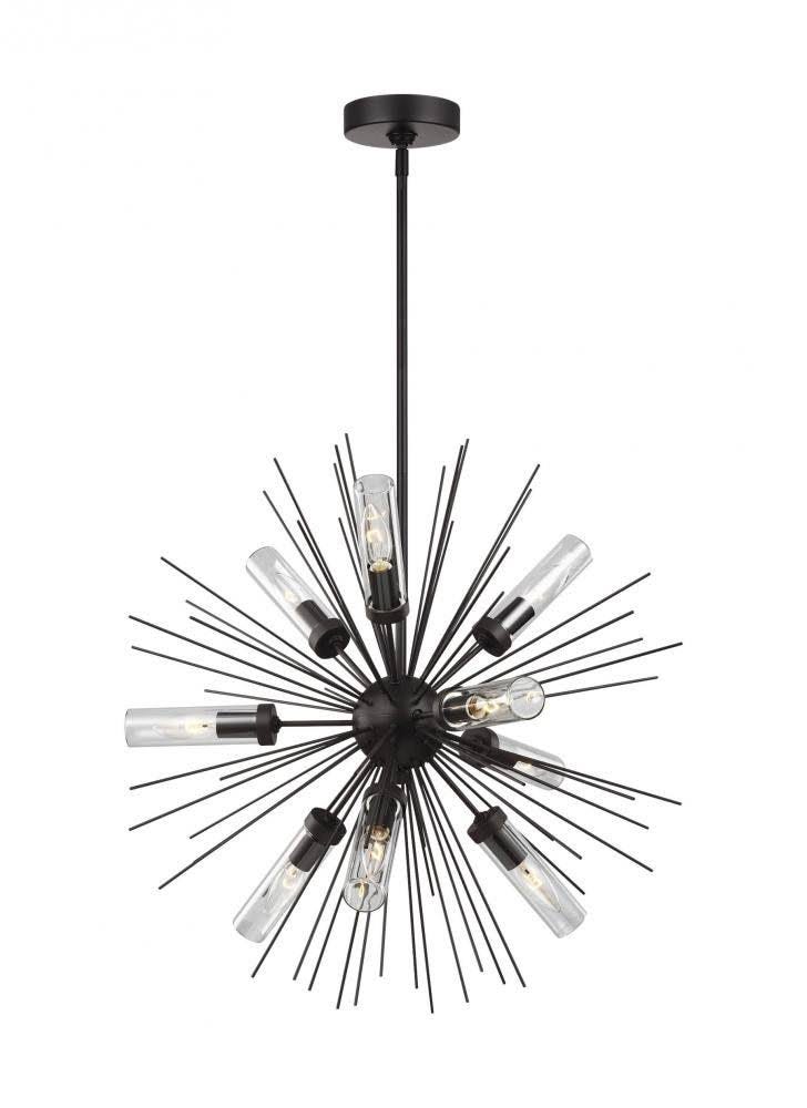 Visual Comfort & Co. Studio Collection Small Bronze Outdoor Chandelier | Image