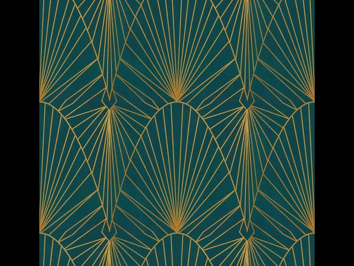 peel-and-stick-wallpaper-green-and-gold-wallpaper-geometric-contact-paper-modern-stripe-removable-se-1