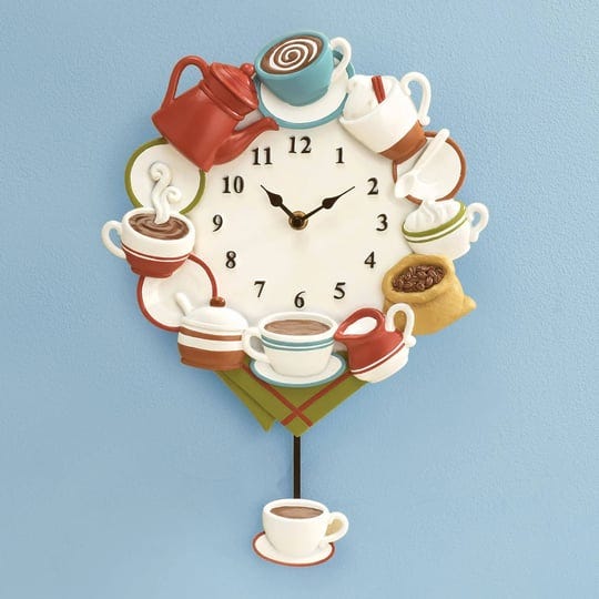 collections-etc-coffee-cup-pendulum-wall-clock-kitchen-decor-1