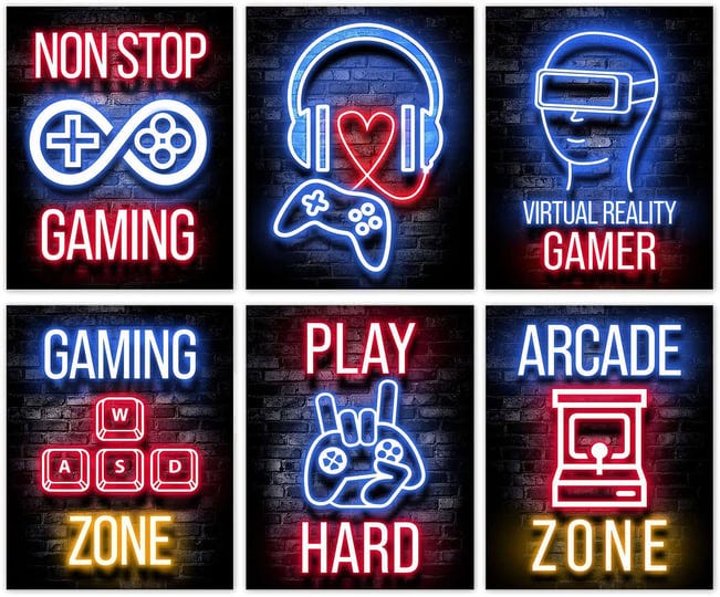 neon-gaming-posters-video-game-prints-wall-art-video-game-room-decor-for-boys-funny-gaming-canvas-po-1