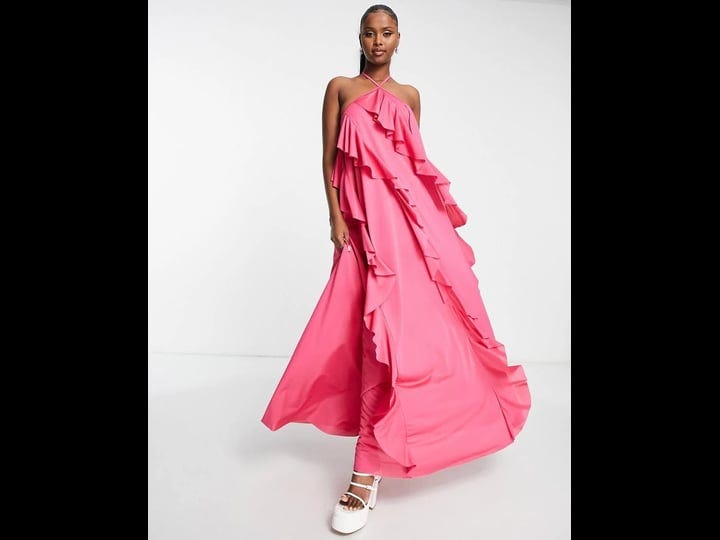 asos-design-ruffle-halter-neck-tiered-maxi-dress-in-light-pink-1