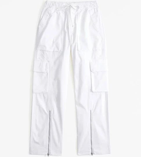 womens-pull-on-wide-leg-cargo-pant-in-white-size-xl-short-abercrombie-fitch-1