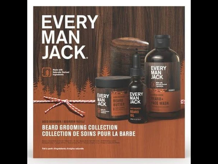 every-man-jack-mens-aged-bourbon-beard-kit-holiday-gift-set-face-wash-beard-butter-and-beard-oil-siz-1