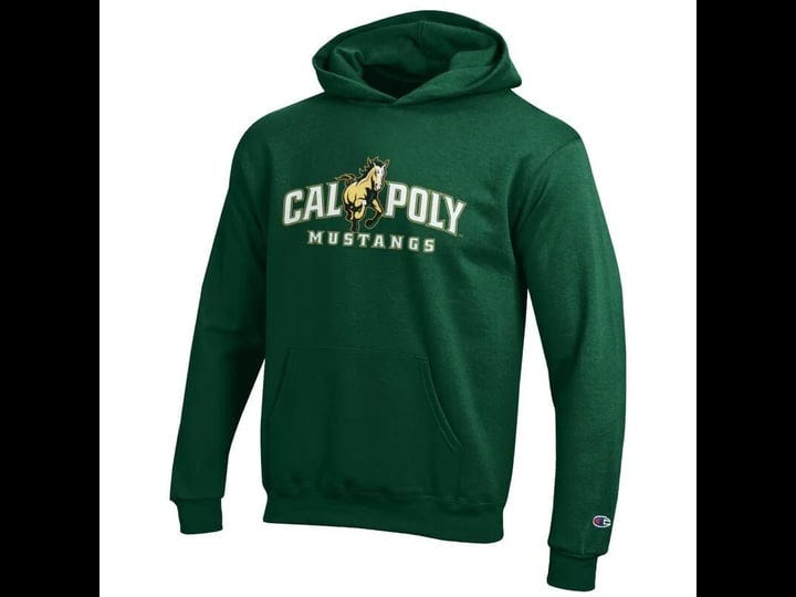 youth-champion-forest-green-cal-poly-mustangs-eco-powerblend-pullover-hoodie-size-extra-large-1