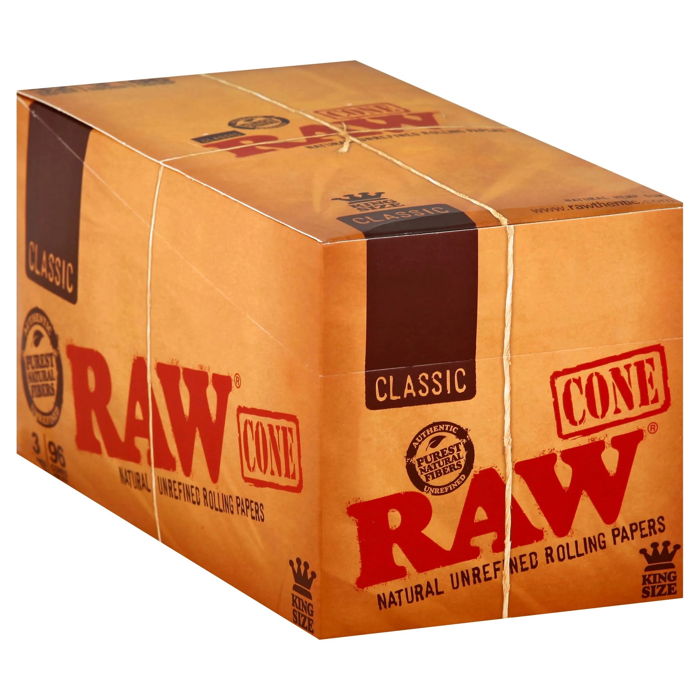 Raw Natural Unrefined Rolling Papers - Classic King Size Pack of 32 | Image