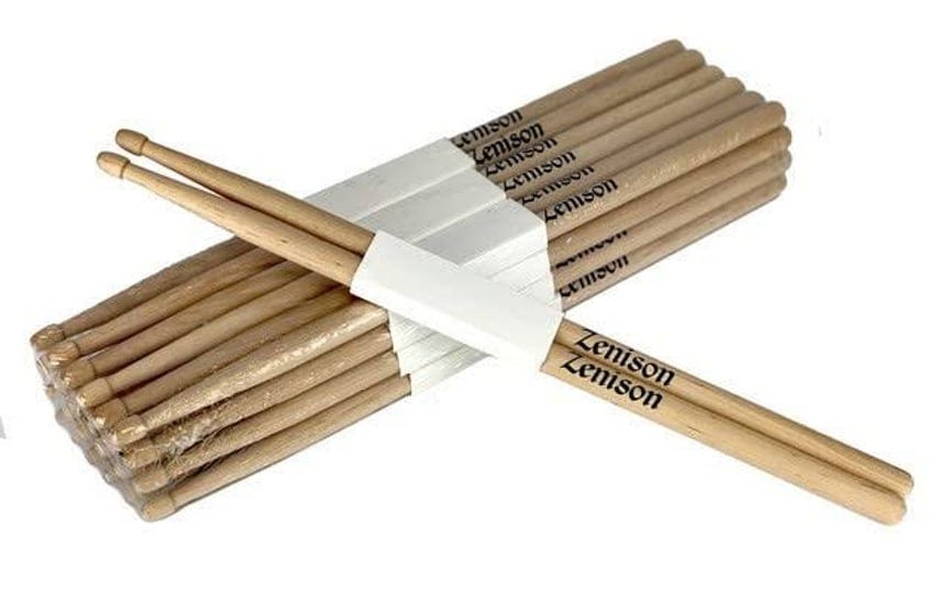 12-pairs-2b-wood-tip-natural-maple-drumsticks-pro-24-drum-sticks-new-1